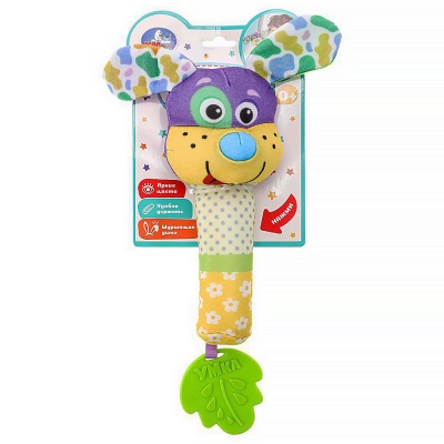 Погремушка пищалка Собачка Умка UM-DG7-24