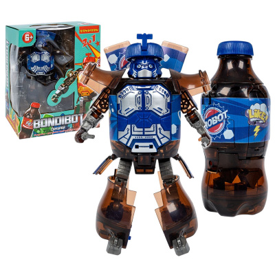 Трансформер 2 в 1 Bondibot бутылка-робот Самурай Bondibon ВВ6542 3