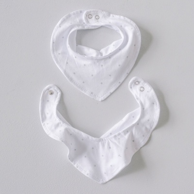 Нагрудник-косынка Звезды меланж. Звезды KiDi 152.1(ЗМ)-1