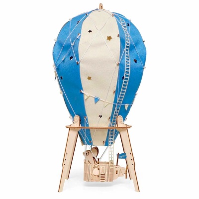 Конструктор деревянный Воздушный шар светильник Сияние ночи 103 детали Lemmo 0223 4