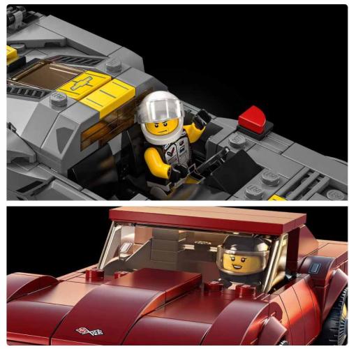 Конструктор Speed Champions Chevrolet Corvette 2шт Lego 76903 фото 3