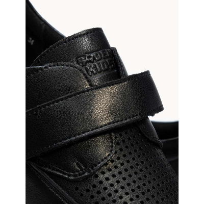 Туфли школьные для мальчика натуральная кожа Baden KPA005-110 4