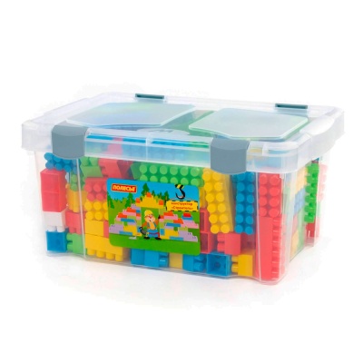 Конструктор в контейнере Строитель 174 элемента Полесье 50557 4