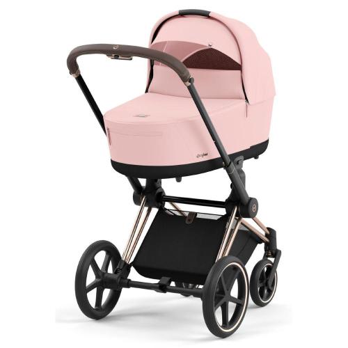 Коляска 2 в 1 Cybex Priam IV Rosegold Peach Pink фото 11