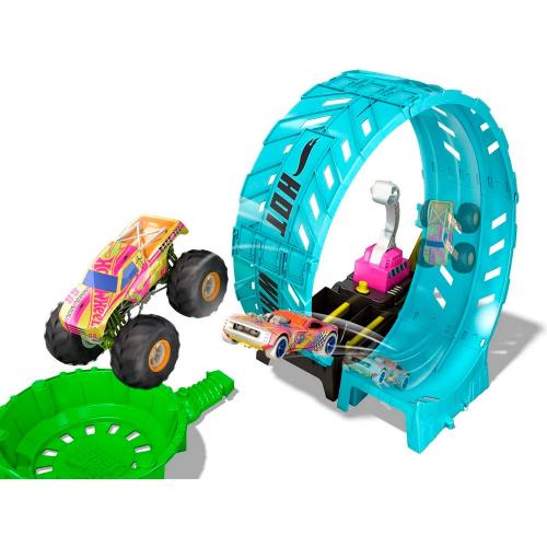 Автотрек Мертвая петля светящийся в темноте Hot Wheels Mattel HBN02 фото 2