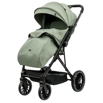 Детская прогулочная коляска Indigo Delta оливковый 02