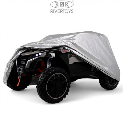 Детский электромобиль RiverToys Z707ZZ серый