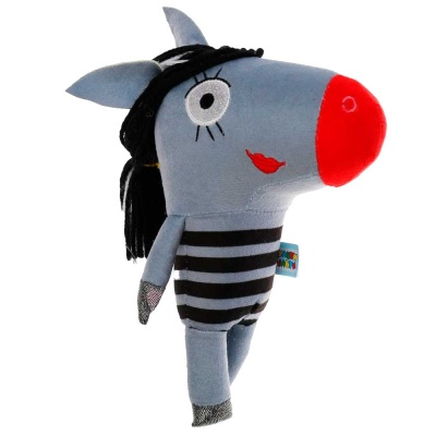 Мягкая озвученная игрушка Зебра Поля 20 см Мульти-Пульти C20100-20 1