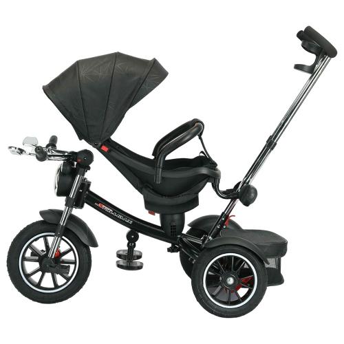 Детский трёхколёсный велосипед Skillmax 5199GP black stripe фото 3