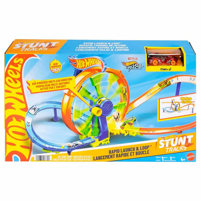 Автотрек Hot Wheels Колесо Кривошип Краш Mattel JBX65