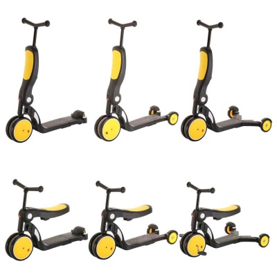 Трёхколёсный самокат Pituso HD-200-Yellow жёлтый