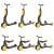 Трёхколёсный самокат Pituso HD-200-Yellow жёлтый