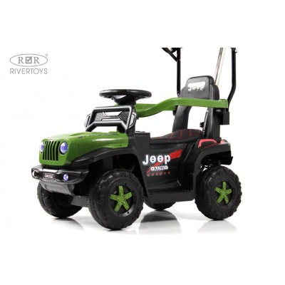 Детский электромобиль RiverToys G003GG зелёный 02