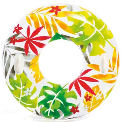 Круг прозрачный с ручками Intex 58263