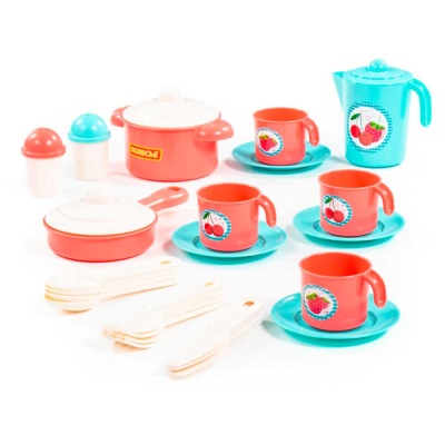 Набор игрушечной посуды Настенька Полесье 79930 2
