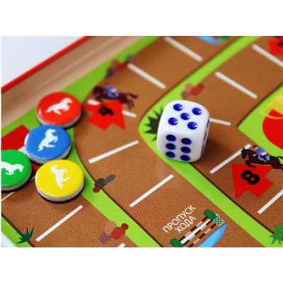 Игры магнитные Большие гонки Скачки Десятое Королевство 03586`