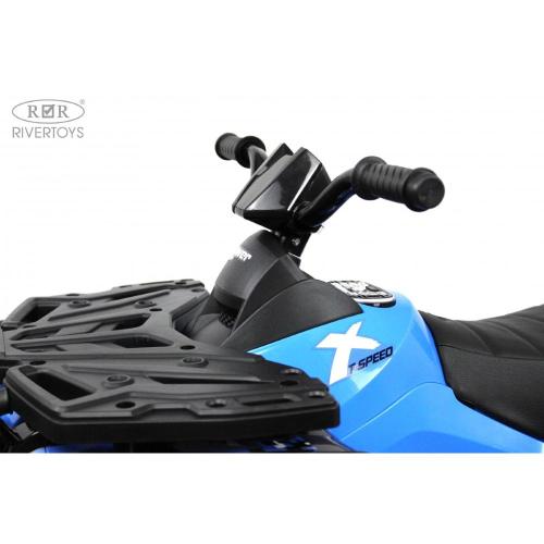 Детский электроквадроцикл 4WD RiverToys T001TT синий фото 28