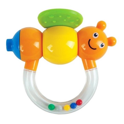 Погремушка-прорезыватель Пчёлка Мая с дудочкой Жирафики 939393