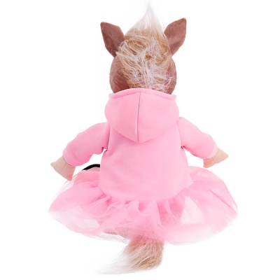 Мягкая игрушка Лошадка в худи юбке Жизель 25 см Relana RLS25004-1-25