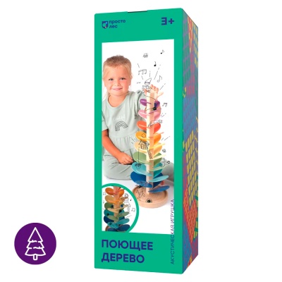 Акустическая деревянная игрушка Поющее дерево Простые правила BD-1001 4