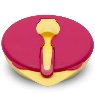 Тарелка c крышкой и ложкой Baboo 9-013 2