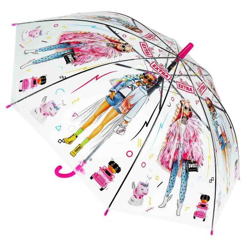 Зонт детский Барби прозрачный Играем Вместе UM50T-BRBXTR