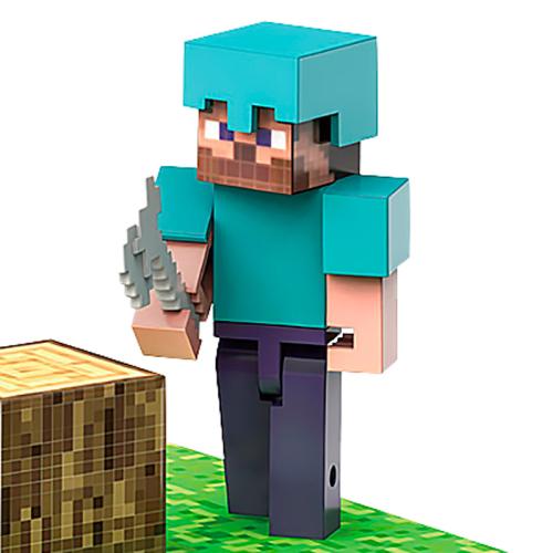 Фигурка Minecraft Steve с магнитным конструктором MC16730 фото 2