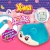 Интерактивная игрушка Хомячок флокированный Хома Дома 1toy Т24309 голубой