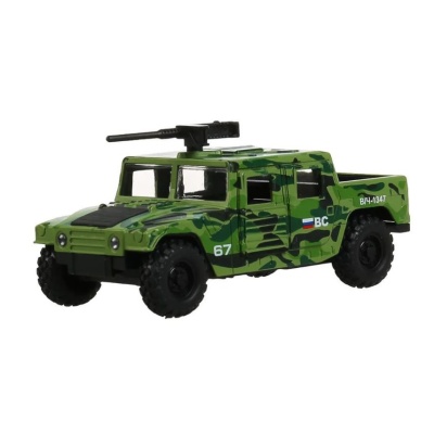 Игрушка Машина Армейский внедорожник Пикап Технопарк HUMVEPICKUP-12MIL-GN