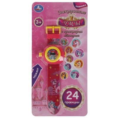 Детские часы с проектором Единороги Умка B1266129-R26