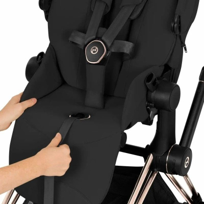 Коляска 2 в 1 Cybex Priam V Style Rosegold Sepia Black