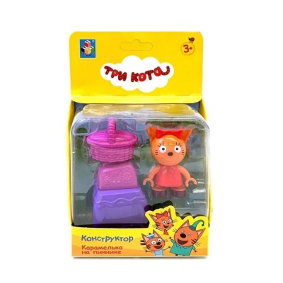 Конструктор Три Кота Карамелька на пикнике 1toy Т19751 1