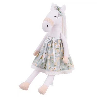 Мягкая игрушка Лошадка в платье Поллет 30 см Relana RLS25006-2-30