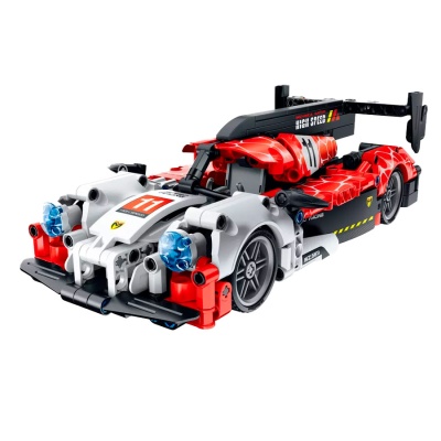 Конструктор Спортивный автомобиль инерционный 472 детали Qman 5811IMM 1