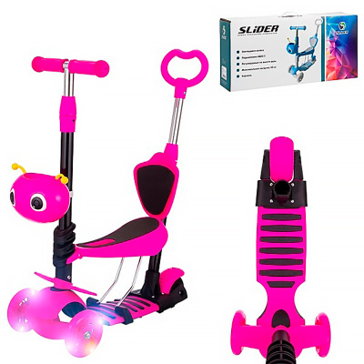 Самокат трехколесный с ручкой управления Slider IT50P 5