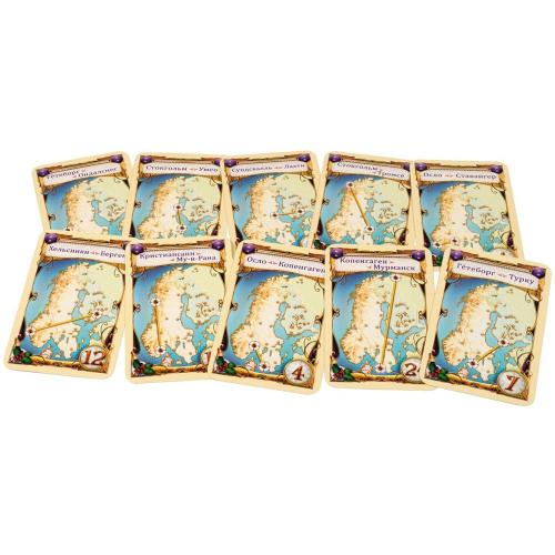 Настольная игра Ticket to Ride Северные страны Hobby World 1702 фото 4