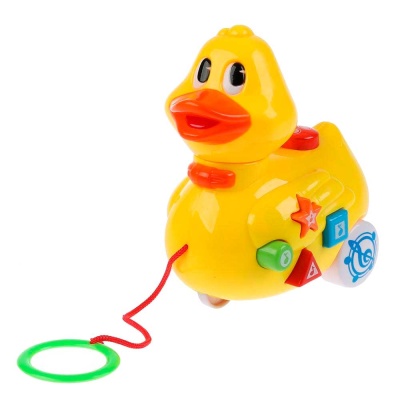 Музыкальная каталка Уточка Умка B795360-R-D1 Музыкальная каталка Уточка Умка B795360-R-D1