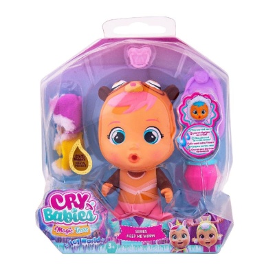 Кукла Cry Babies Согрей меня Аура IMC Toys 42616