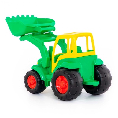 Игрушечная машинка Чемпион Трактор с ковшом Полесье 0476
