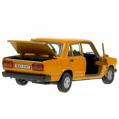 Машина металлическая инерционная ВАЗ 2107 12 см Технопарк 2107-12-YE 3