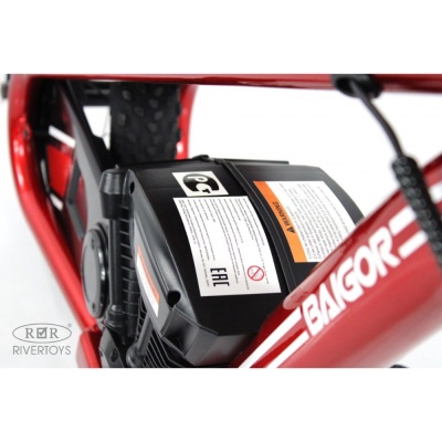 Детский электромотоцикл RiverToys A001AA красный