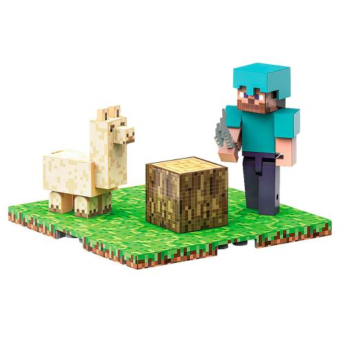 Фигурка Minecraft Steve с магнитным конструктором MC16730