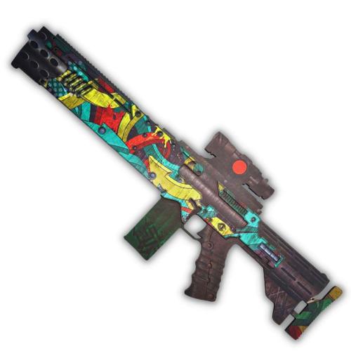 Деревянное оружие Автомат Граффити-1 ЯиГрушка ЯиГ-261