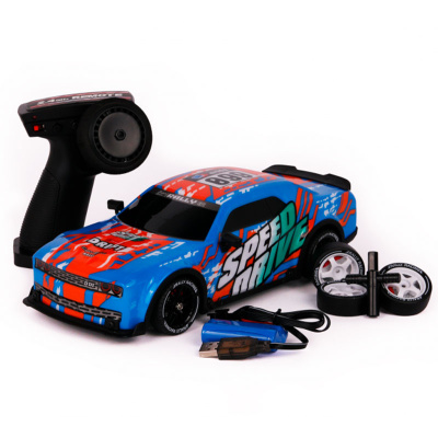 Машинка для дрифта на радиоуправлении Kid Rocks RC1870A синий 3
