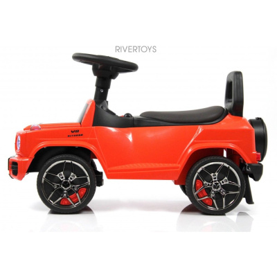Детский толокар Mercedes-Benz G63 RiverToys Z001ZZ-D красный бриллиант 03