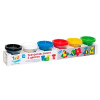 Набор для творчества Тесто-пластилин 6 цветов Genio Kids TA1009V
