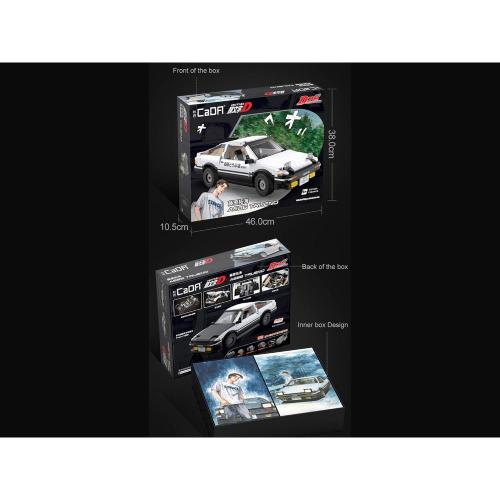 Конструктор CaDA Toyota AE-86 Trueno 1324 детали Double Eagle C61024W фото 9