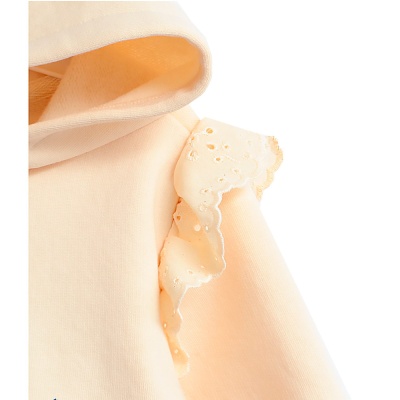 Толстовка утеплённая для девочки Tuffy 240405 кремовая 2