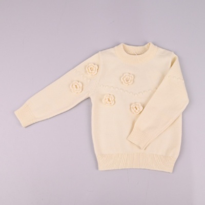 Джемпер для девочек TigaBear 83832 молочный 3