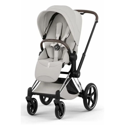 Коляска 2 в 1 Cybex Priam V Style Chrome Brown City Grey